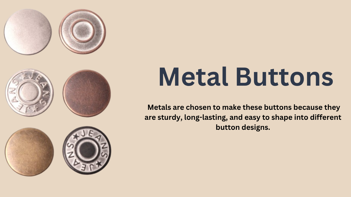 metal buttons